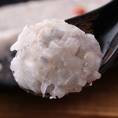 虾滑新鲜手打虾滑丸95%大颗粒冷冻虾滑火锅专用食材商用虾饺虾饼图2