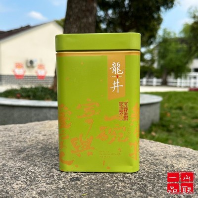 茶叶铁罐通用一套双罐手提袋礼盒白茶黄金芽龙井茉莉花茶叶包装图3