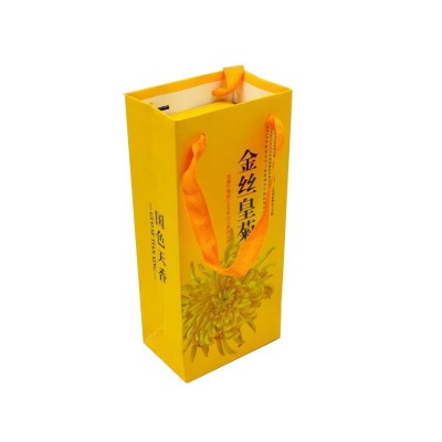 厂家批发 金丝皇菊包装铁盒 配套手拎袋 茶叶礼品包装盒图5