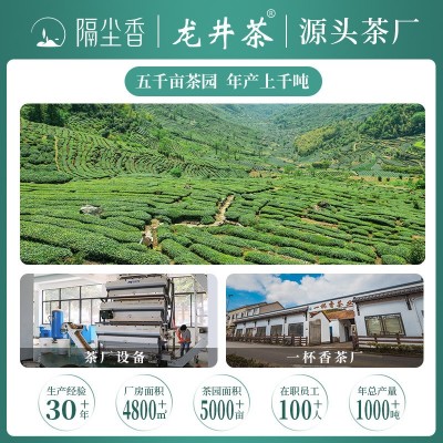 龙井新茶绿茶春茶散装高山特级茶叶礼盒装批发送礼龙 井茶代发图2