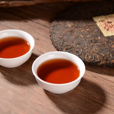普洱茶熟茶357克布朗山宫廷云南七子饼茶原产地勐海县直发黑茶饼图2