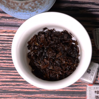 现货批发樟香普洱茶 熟茶小方砖云南迷你小沱茶勐海老熟茶叶500g图3