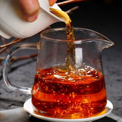 珍藏 云南普洱茶熟茶 金芽宫廷 500g熟茶散装茶叶批发图2