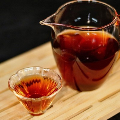砖茶批发 茶叶云南普洱茶 老班章老树 普洱熟茶 250g茶砖图3