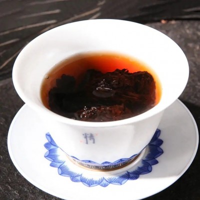 勐海古树老茶头普洱熟茶陈年老茶头500g散装茶叶金芽老茶头图3