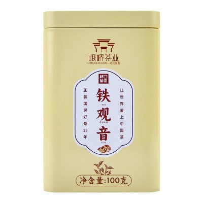 杯口留香铁观音100g/罐乌龙茶绿茶清香型茶叶批发代发图5