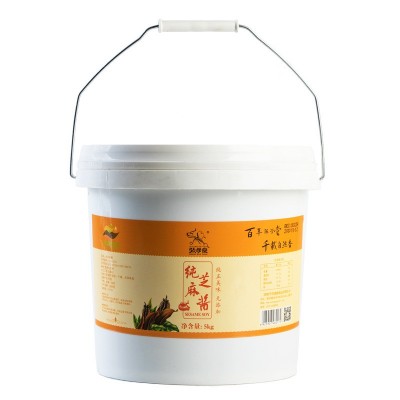 凉皮麻酱张学堂纯芝麻酱5KG 热干面酱 拌面酱 火锅蘸料 凉菜调味图3