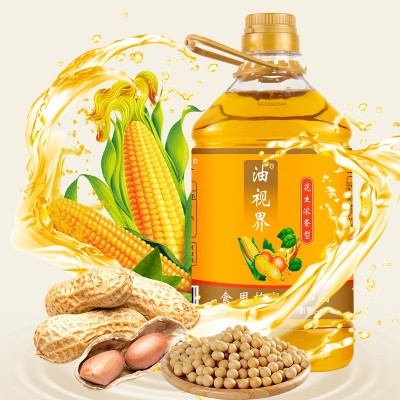 油视界 2.7升 花生浓香食用植物调和油植物油食用油图2