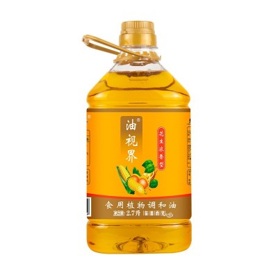 油视界 2.7升 花生浓香食用植物调和油植物油食用油图5