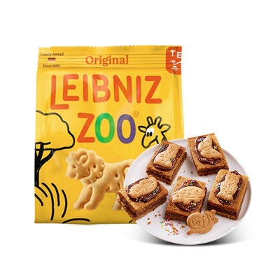 德国进口百乐顺可爱动物造型饼干100g儿童饼干休闲零食卡通造型饼图4