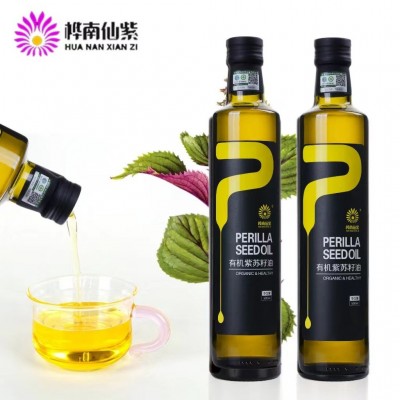 桦南仙紫 有机紫苏油 500ml冷榨脱蜡亚麻酸66.7%图3