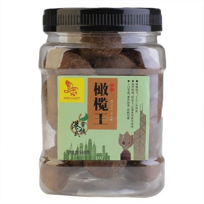 批发香港休闲零食品雄鹰牌甘草橄榄王540g罐装凉果蜜饯果脯果干图5