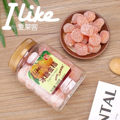 供应香港热销休闲零食品爱莱客冰糖金桔220g罐装凉果蜜饯果脯果干图5