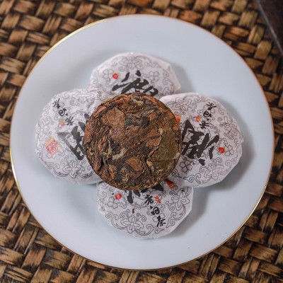 一饼一泡饼干茶小圆饼寿眉散装批发 500g福鼎老白茶源头厂家直销图2