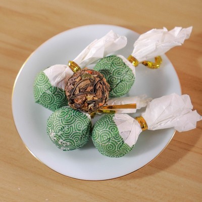 陈皮白茶龙珠500g 福鼎老白茶龙珠茶散装厂家直销批发图2