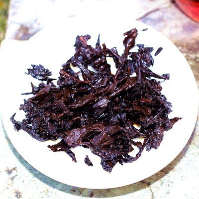 厂家直销云南普洱茶 勐海熟茶 砖茶2013年古树陈香250克茶砖图5