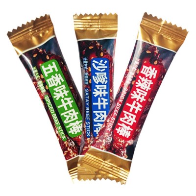 现货批发厚切牛肉棒20斤/箱原切香酥脆散称装麻辣牛肉干零食图4