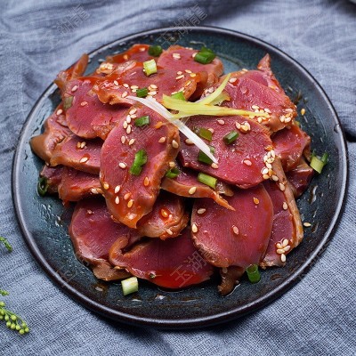盐帮菜双椒郡肝 麻辣郡肝鸭胗片200克 花椒辣椒自拌鸭胗片零食图4