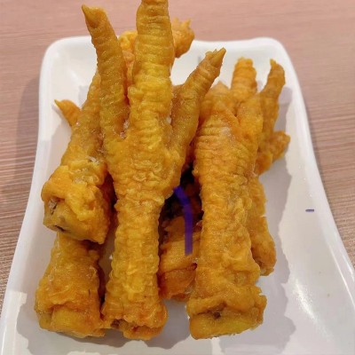 开袋即食零食黄金炸鸡爪 美味传统便携熟食鸡爪 人工制作烹炸鸡爪图5