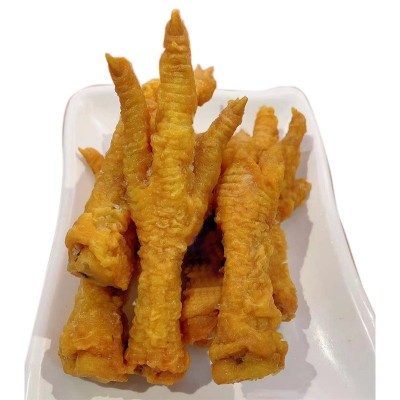 开袋即食零食黄金炸鸡爪 美味传统便携熟食鸡爪 人工制作烹炸鸡爪图4