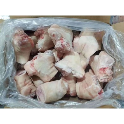 厂家直供猪副食品开边猪脚 普通鲜冻开边猪后蹄 冷冻生鲜食品图4
