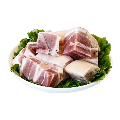 厂家直供普通人工火烧开边猪脚粒20斤/件 鲜冻猪副食品 大量批发图5