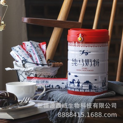 源西域瀚马纯马奶粉厂家新疆特产新疆马奶粉中老年调理肠胃奶粉图4