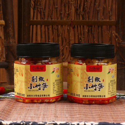 邀您发280克剁椒小竹笋中辣香辣下饭菜拌面酱厂家代发图3