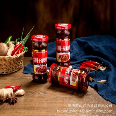 【孟良崮六姐妹】沂蒙特产干煸辣肉丝拌饭拌面下饭香辣辣椒酱242g图2