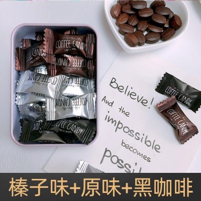 网红咖啡豆糖果即食可嚼咖啡糖加班熬夜防困学生办公零食4斤图2