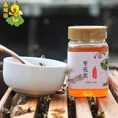 鑫蜂园网红款实力源头蜂场农家自产当季休闲食品500g瓶装百花蜂蜜图2