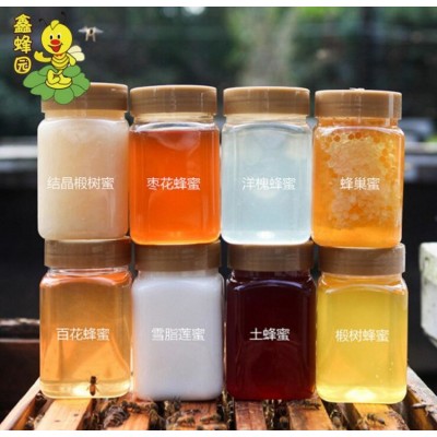 鑫蜂园网红款实力源头蜂场农家自产当季休闲食品500g瓶装百花蜂蜜图5