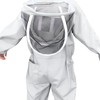 蜜蜂防蛰养蜂防护系列 经济型全身连体太空服 棉质防护服图2