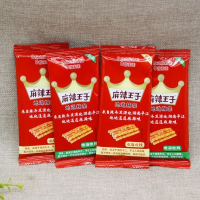 麻辣王子辣条湖南小吃微麻微辣很麻很辣批发零食5斤整包辣条豆干图3