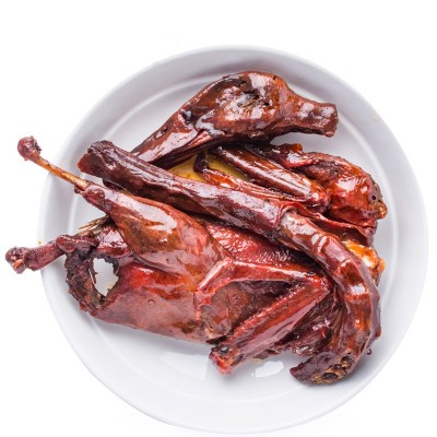 酱板鸭 湖南常德特产香辣板鸭300g 整只特辣风干手撕酱卤熟食烤鸭图5