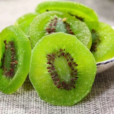 代发猕猴桃干黄绿水果干批发500g 奇异果片酸甜果脯零食猕猴桃干图3