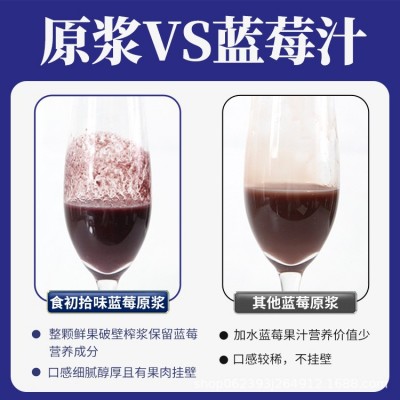 源头工厂蓝莓原浆饮蓝莓汁大兴安岭蓝莓果汁鲜果饮料蓝莓方便携带图3