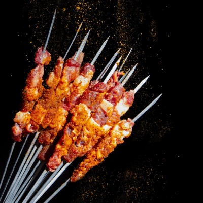 羊肉串新鲜羊肉内蒙古烤肉牛肉串半成品家用户外空气炸锅烧烤食材图3