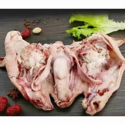 羊头肉羊蹄羊杂厂家批发一手货源全熟羊头肉带皮羊脸地摊江湖赶集图5