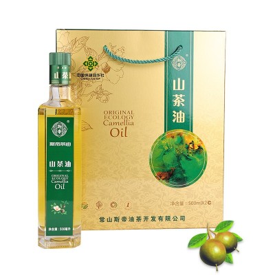 山茶油礼盒装山茶油低温冷榨食用油基础油团购节日送礼厂家批发图5