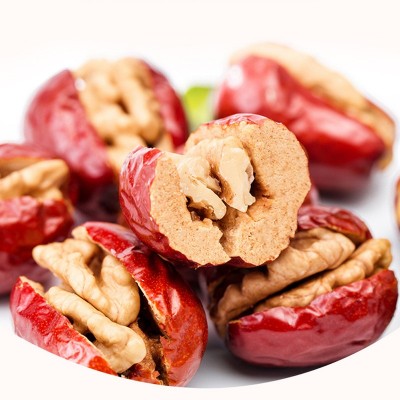 灰枣夹核桃【代发】抱抱果批250g 独立核桃夹心枣零食枣夹核桃图4