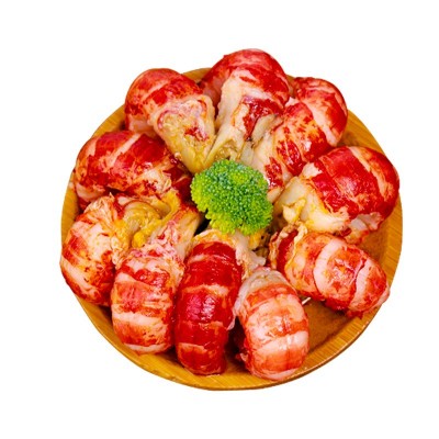 外贸龙虾仁带黄去壳虾肉鲜冻虾球网红商用盖浇饭披萨汉堡龙虾尾肉图5