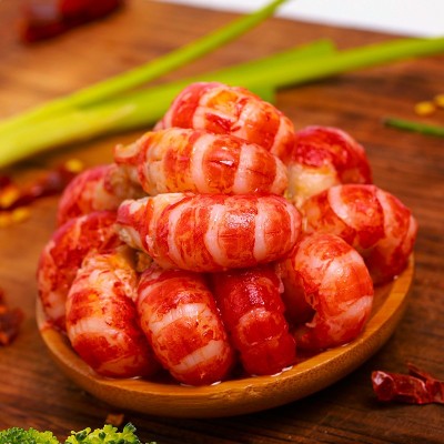 外贸龙虾仁带黄去壳虾肉鲜冻虾球网红商用盖浇饭披萨汉堡龙虾尾肉图4