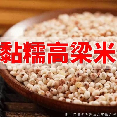 东北红黏糯高粱米500g食用酿酒脱皮红高粱米粗粮五谷杂粮粘高粱米图4
