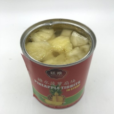 糖水菠萝水果罐头 425克/罐厂家直销 批发可出口内销帖牌招商图2