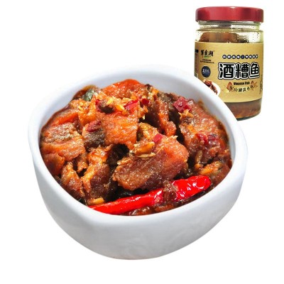 江西特产酒糟鱼南昌九江香辣即食鱼休闲零食鱼淡水鱼260克支持代图3