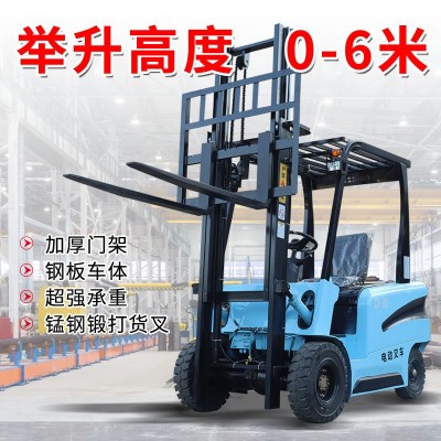 电动叉车2吨1吨小型锂电池四轮座驾式液压搬运车可上牌3吨电叉车图4