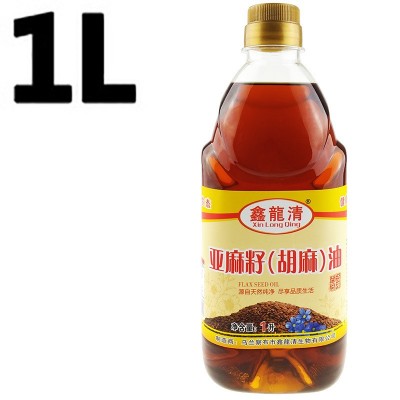 鑫龙清亚麻籽油热榨胡麻油酸月子孕产妇婴儿宝宝植物食用厂家批发图5