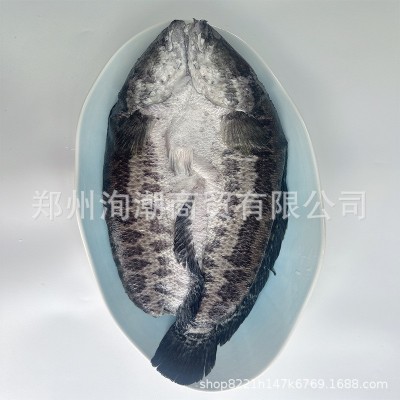 冷冻水产批发开背黑鱼 餐厅大排档烧烤铁板烤鱼商用去内脏黑鱼图2