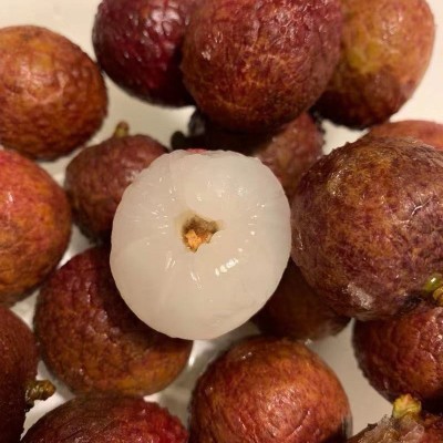 冷链包邮冷冻荔枝新鲜水果冰镇荔枝商用速冻荔枝奶茶店批发500g/图3